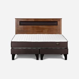 Cama Europea Rosen Ergo T / 2 Plazas / Base Dividida + Respaldo Ferrara