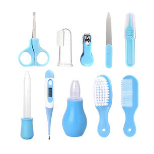Set Cuidados Bebe 10 En 1 Manicure Peine Termometro Medicina