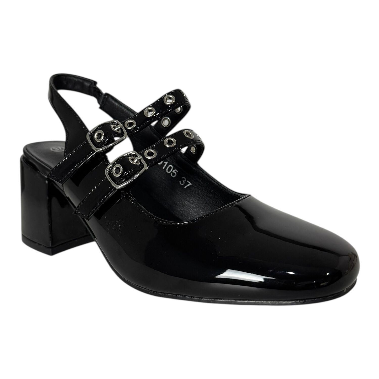 Zapato Para Mujer Con Correas Negro Danicolle image number 1.0