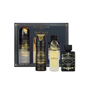 Lattafa Badee Al Oud For Glory Edp 100ml+hair Mist 50ml+deo 200ml