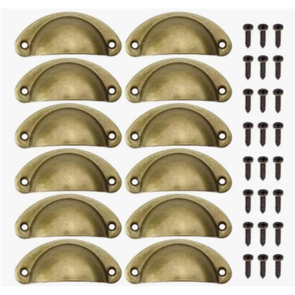 Set 12 Tiradores Para Muebles Dorado image number 0.0