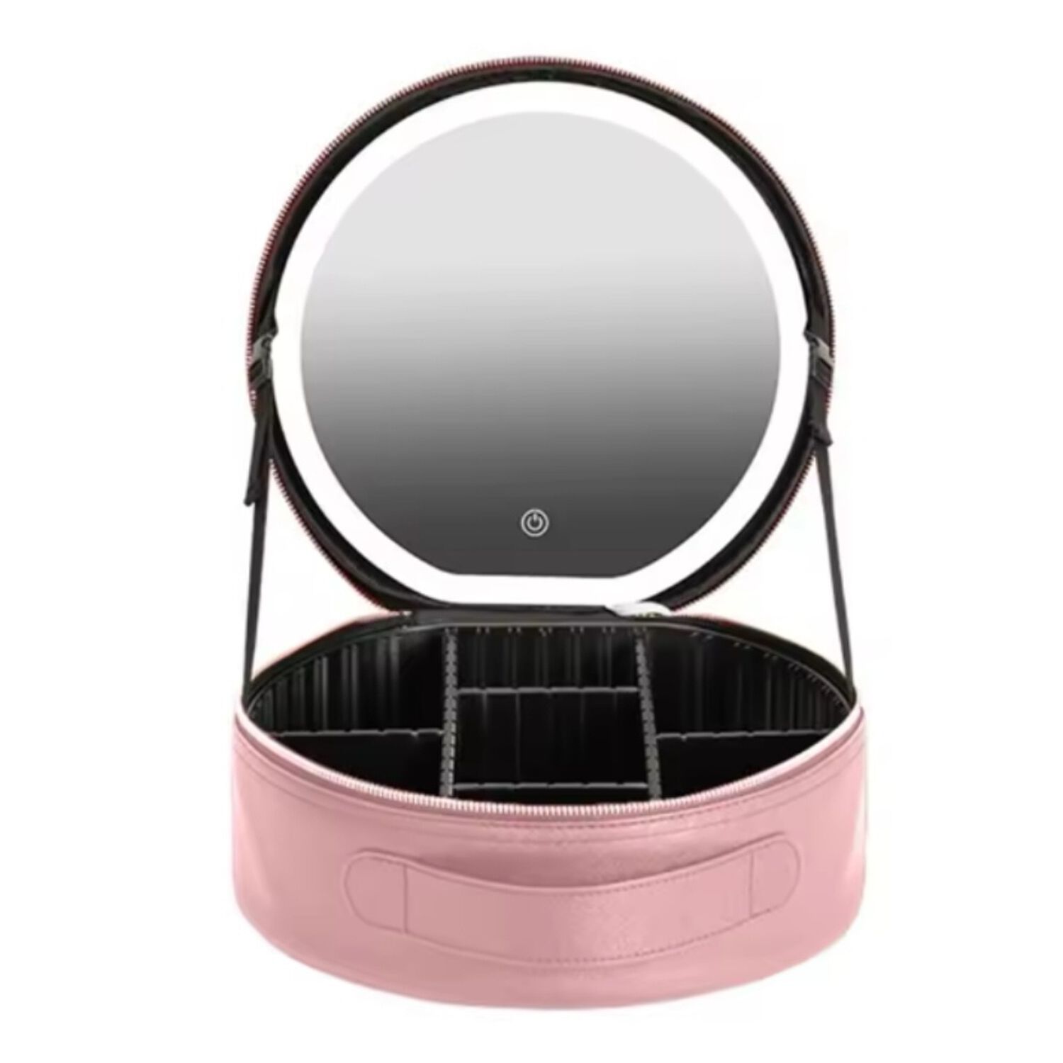 Estuche De Maquillaje Cosmetiquero Espejo Led Porta Brochas image number 8.0