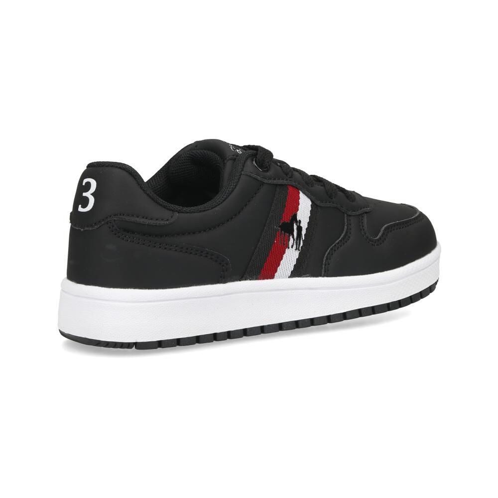 Zapatilla Urbana Niño The King's Polo Club Black image number 3.0
