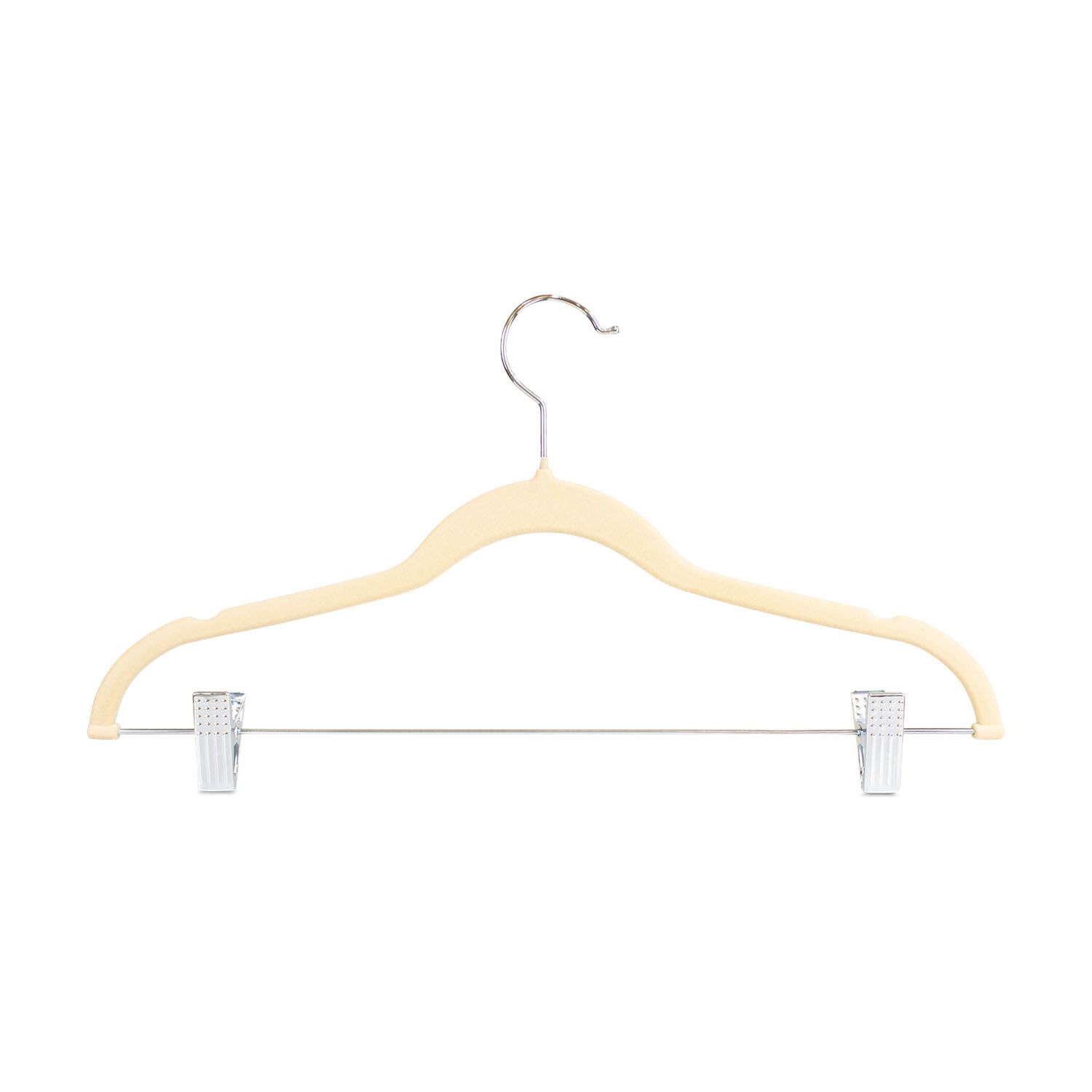 Colgadores De Ropa Con Clip Pack 6 Beige Antideslizantes Nautica Home image number 3.0