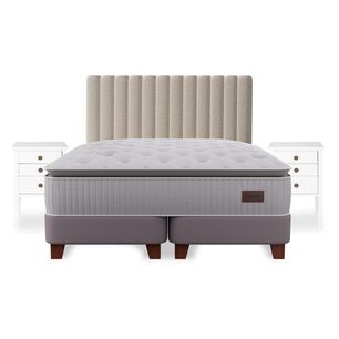 Cama Europea Flex Heritage / King / Base Dividida + Set De Maderas