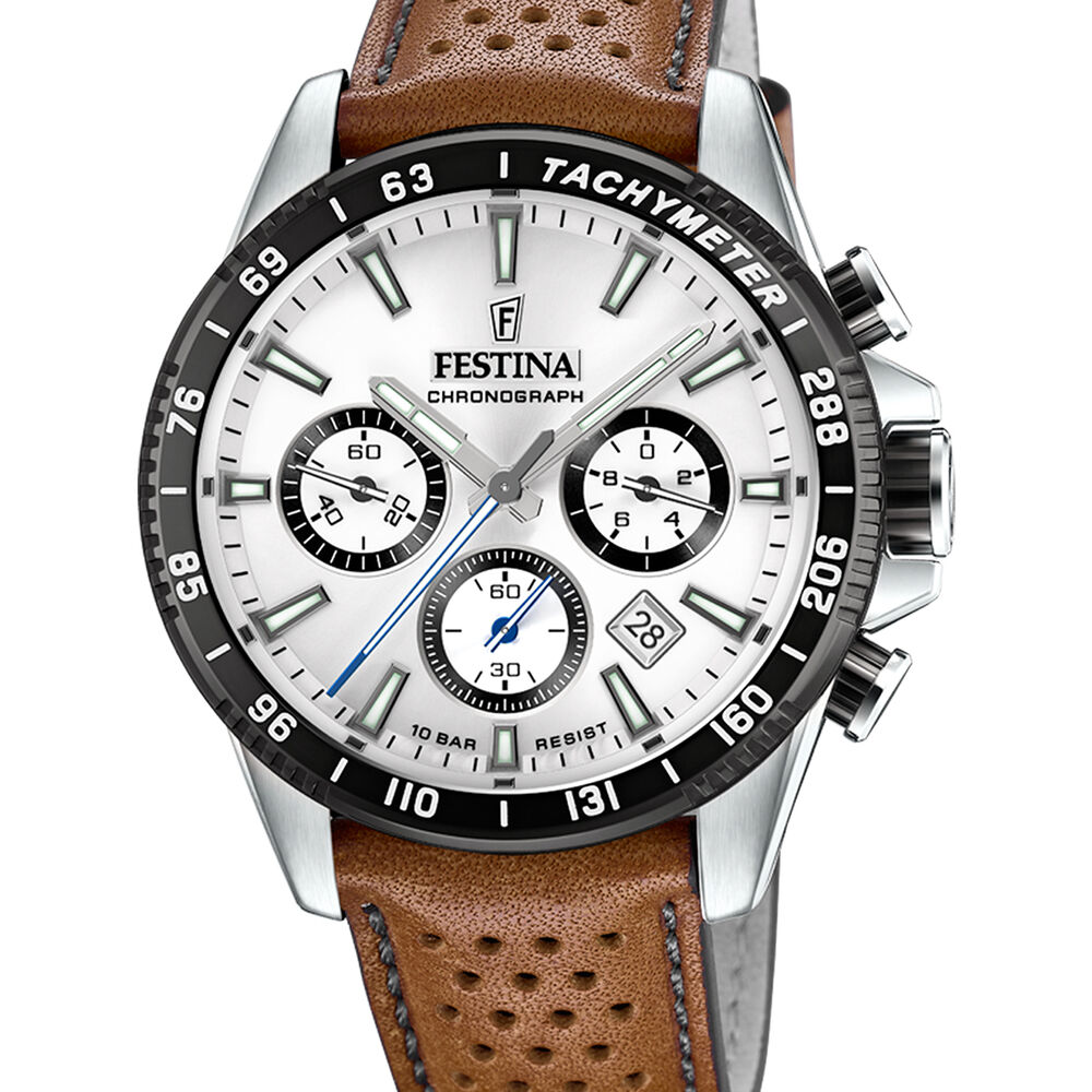 Reloj F20561/1 Festina Plateado Hombre Timeless Chronograph image number 0.0