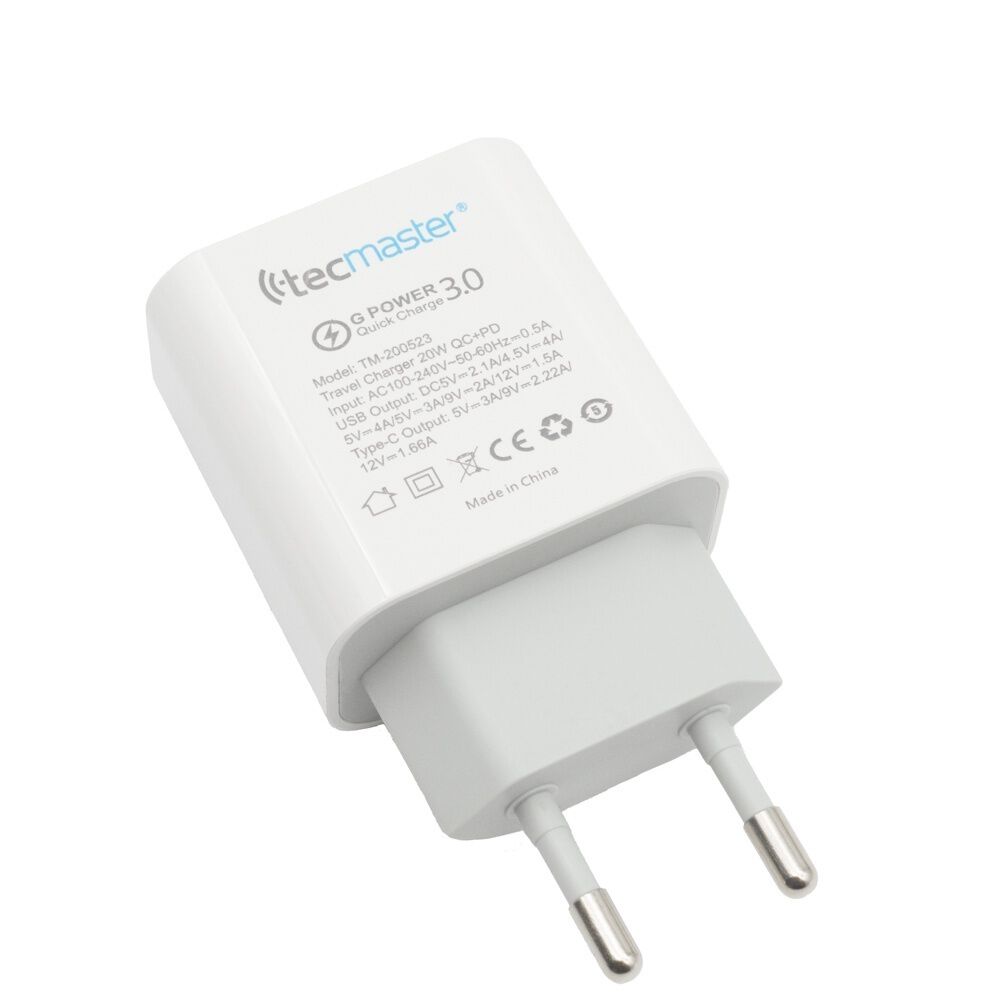 Cargador Usb-c Power Delivery 20w + Usb Quick Charge 3.0 20w image number 8.0