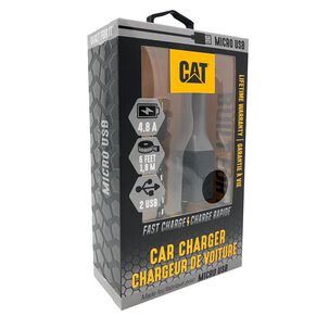 Cargador Cat Para Autos Micro Usb Doble
