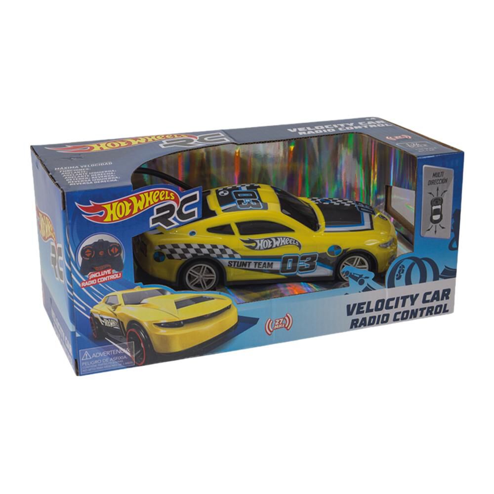 Vehiculo Radio Control Hot Wheels 1:24 Velocity Car Surtido image number 4.0