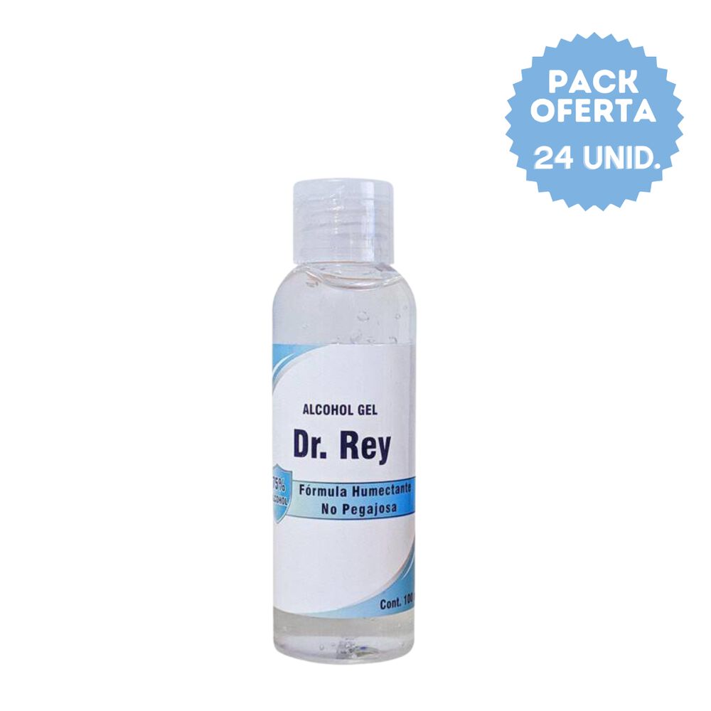 Pack 24 Unidades De Alcohol Gel 100 Ml Dr. Rey image number 0.0