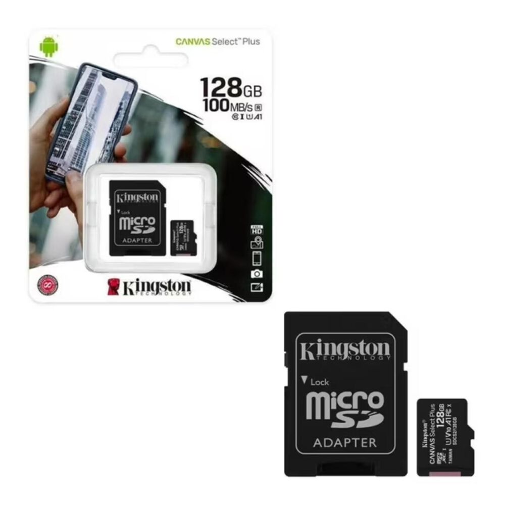 Tarjeta De Memoria Micro Sd 128gb 100mb/s Kingston image number 1.0