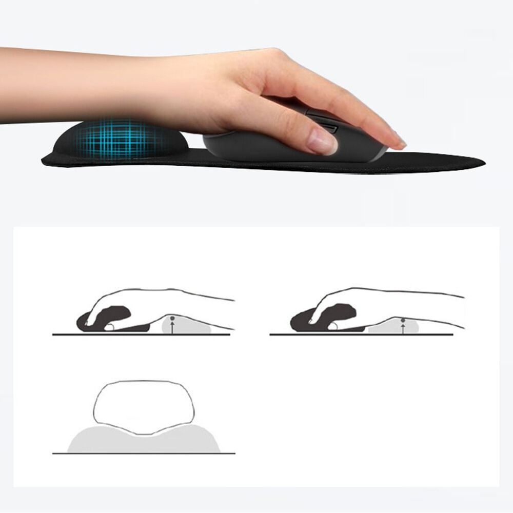 Mouse Pad Ergonómico Con Apoya Muñecas Gel Con Memory Foam image number 6.0