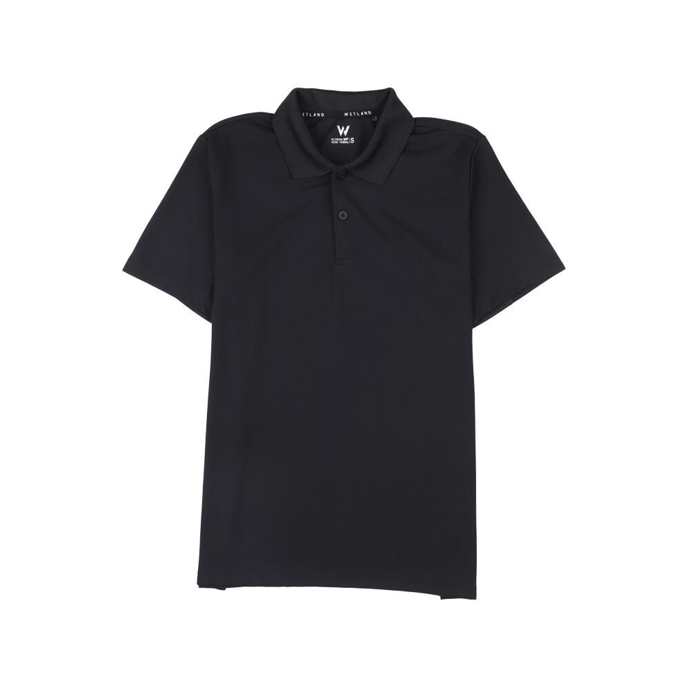 Polera Deportiva Manga Corta Cuello Polo Hombre Wetland image number 0.0