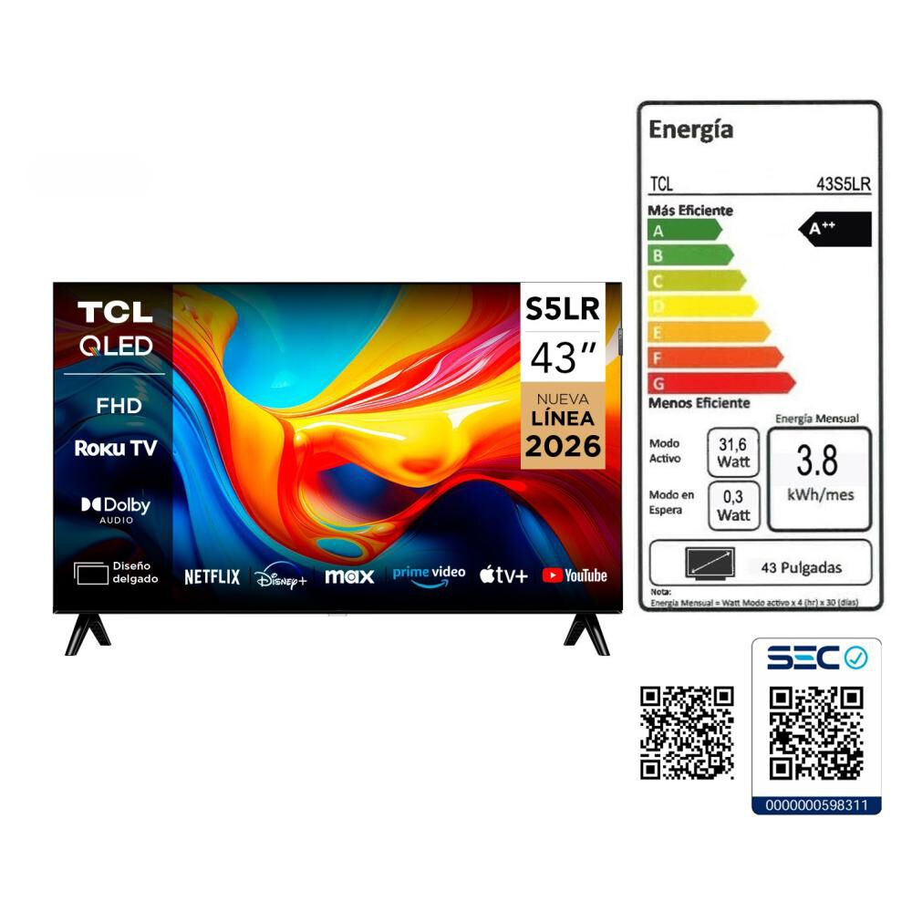 Led 43 " TCL S5LR / Full HD / Smart TV image number 10.0
