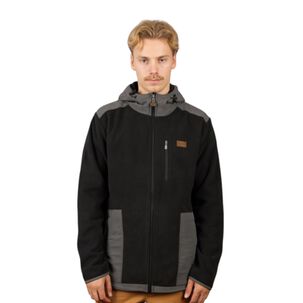 Chaqueta Polar Journey V2 Negro Hombre Falcone