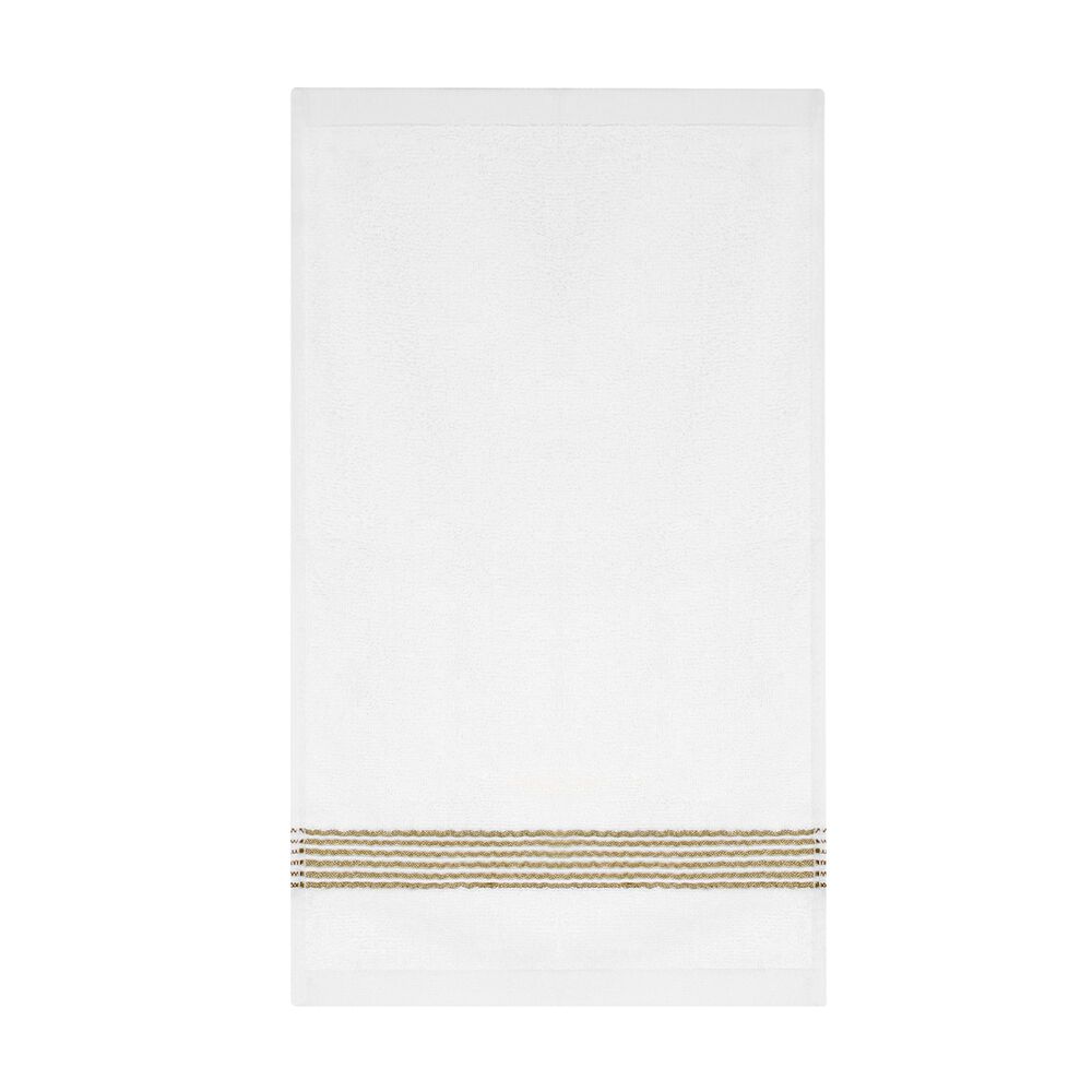 Toalla De Cara Mav Nautica 100% Algod&oacute;n Suave 30x50cm Blanca-verde image number 4.0