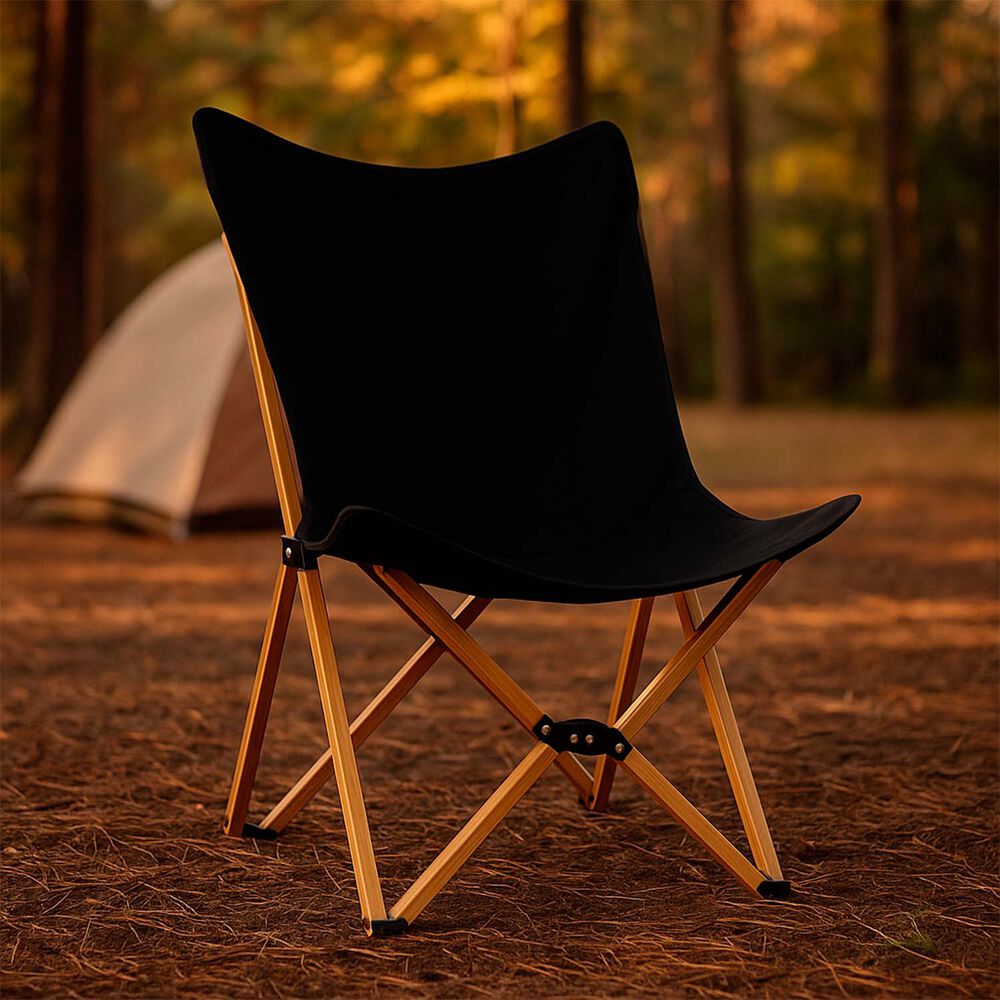 Silla Pleagable Camping Ranco Negro image number 5.0