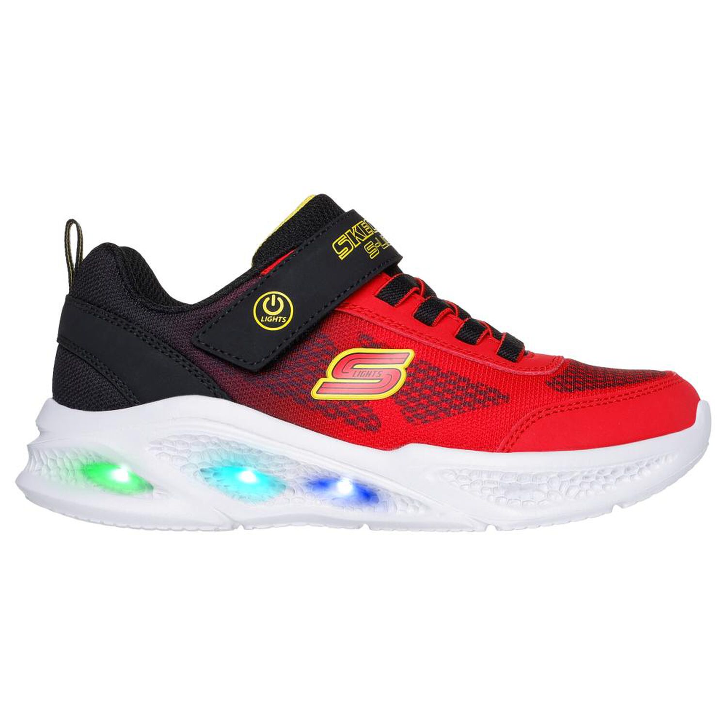 Zapatilla Infantil Ni&ntilde;o Skechers Meteor-lights-krendo Rdbk image number 4.0