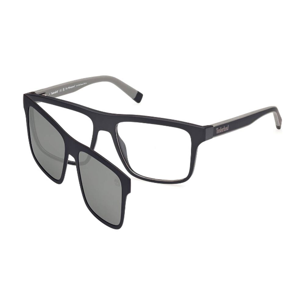 Lentes &Oacute;pticos Con Clip On Negro Mate Timberland image number 1.0