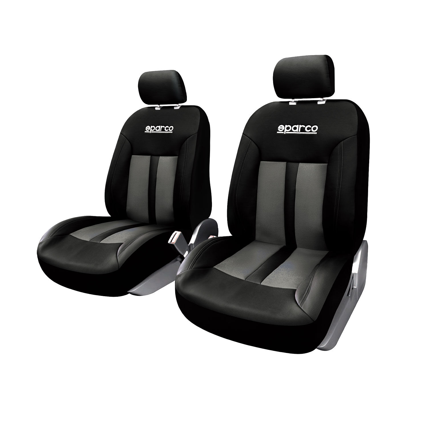 Fundas Cubreasiento Sparco Ecocuero Negro Universales - Sp image number 0.0