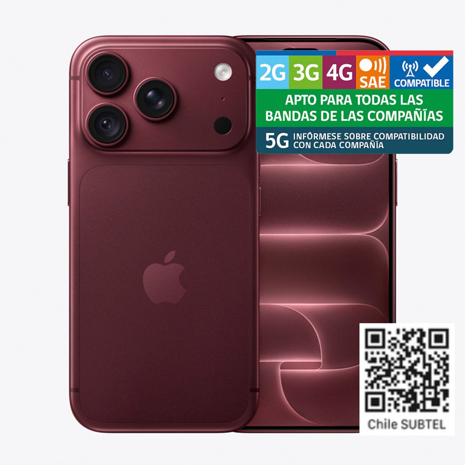 iPhone 18 Pro Apple / 5G / 256 GB / Burdeo image number 12.0