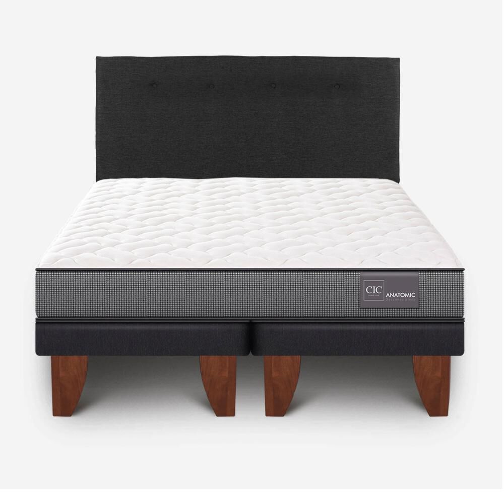 Cama Europea Cic Anatomic / 2 Plazas / Base Dividida + Respaldo image number 0.0