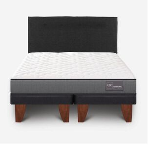 Cama Europea Cic Anatomic / 2 Plazas / Base Dividida + Respaldo