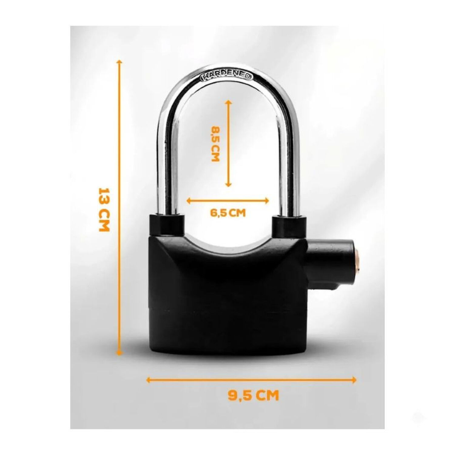 Candado De Seguridad Con Alarma Moto Bicicleta image number 3.0