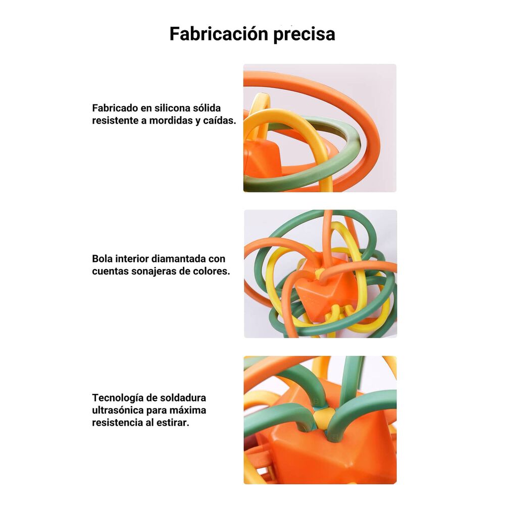 Juguete Estimulaci&oacute;n Mordedor Sensorial Tm113 Lubabycas image number 6.0