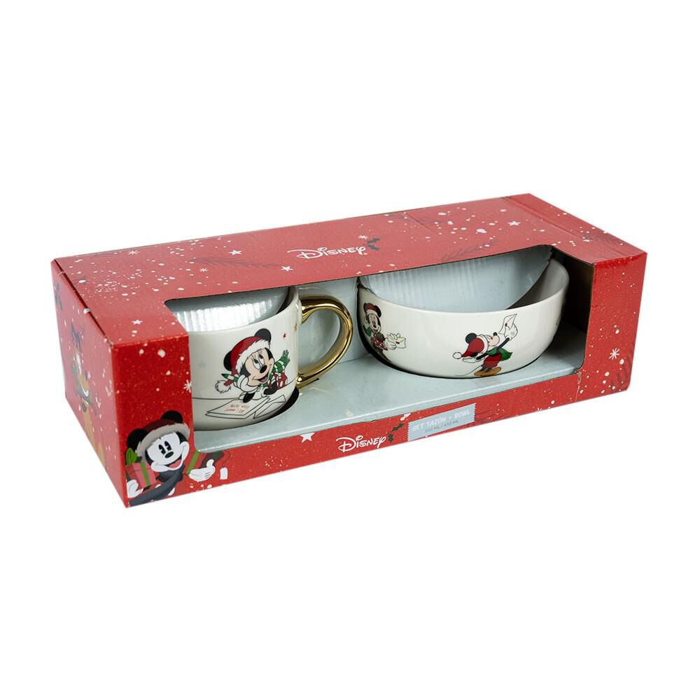 Set Tazón 520 Ml + Bowl 650ml Navidad Disney Classic image number 0.0