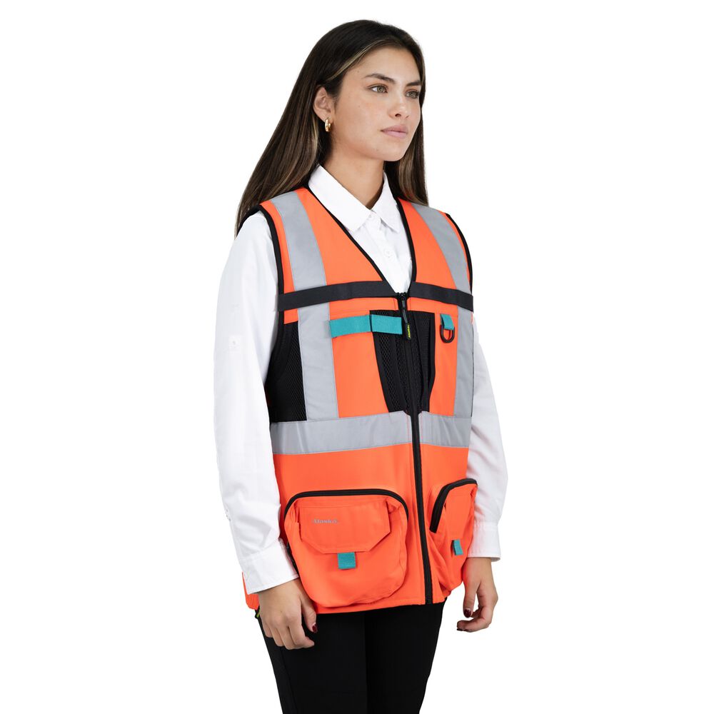 Chaleco Geologo Alaska Xpert Mujer Naranjo image number 1.0