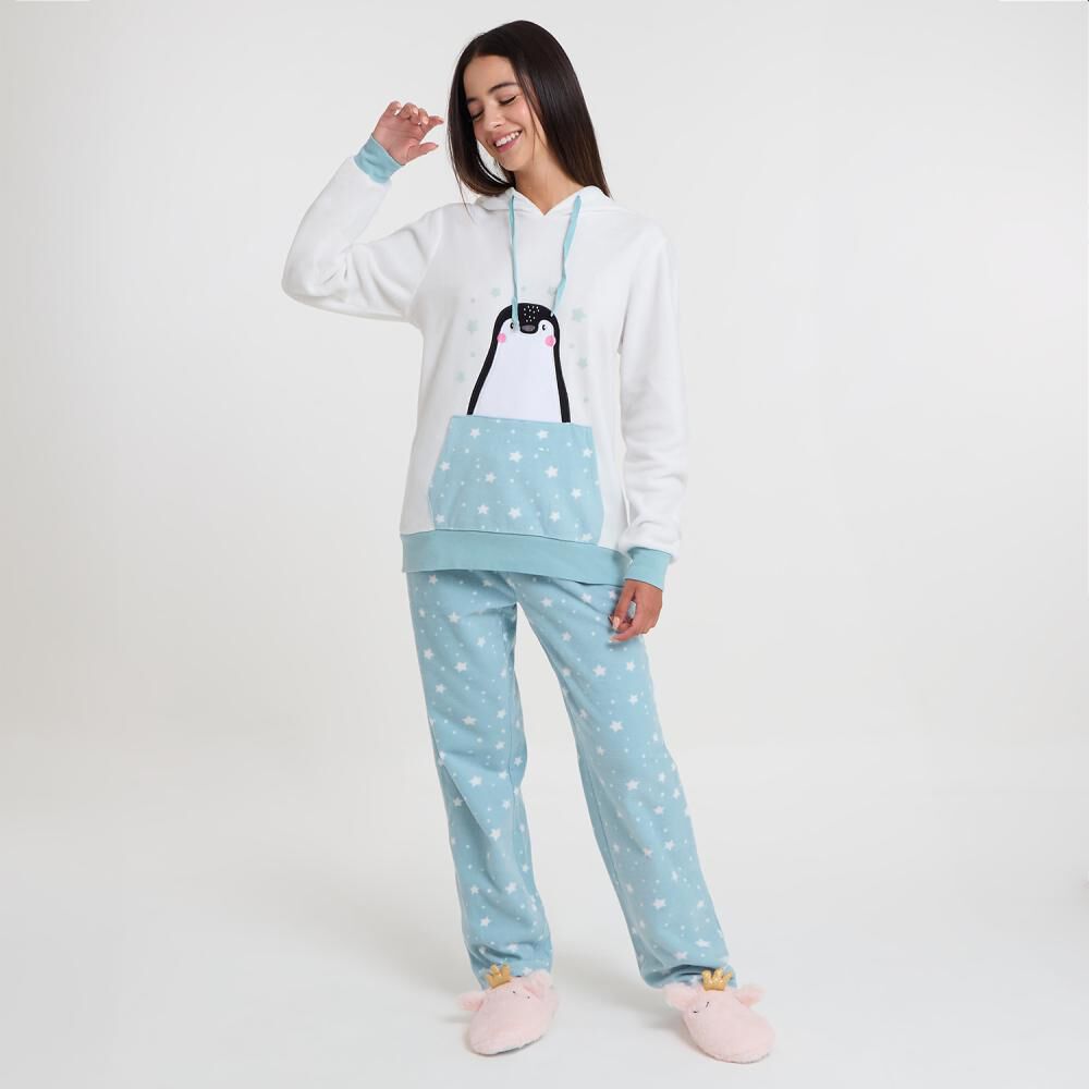 Pijama Polar Manga Larga Con Capucha Mujer Freedom image number 0.0