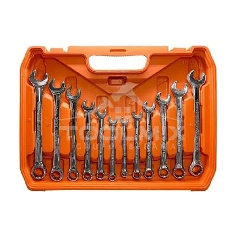 Juego Dados Con Llaves Y Chicharra 1/2'' Y 1/4'' 61pc Maleta image number 1.0