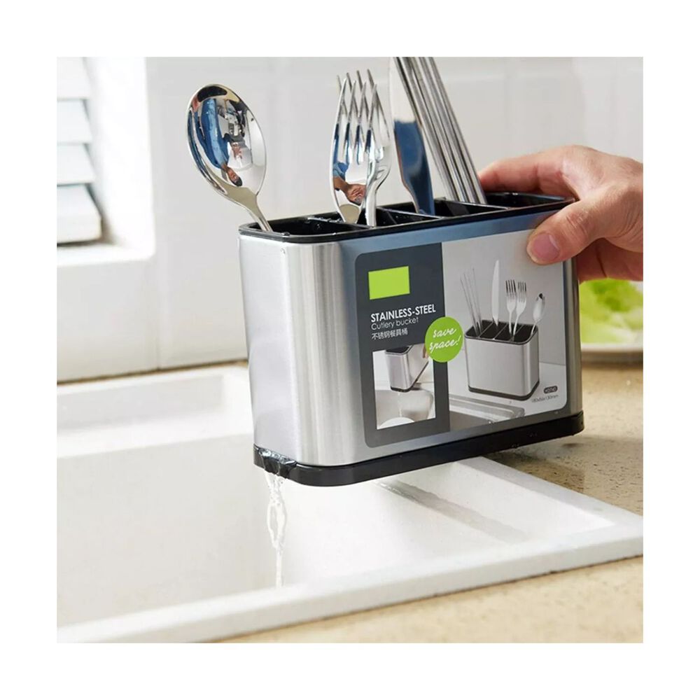 Organizador Escurridor Metalico Para Cubiertos image number 6.0