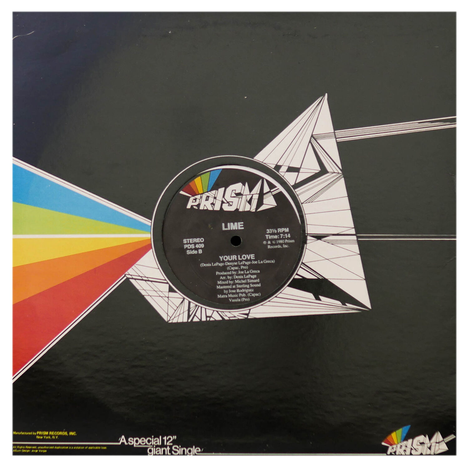 Lime - Your Love | 12" Maxi Single Usado image number 1.0