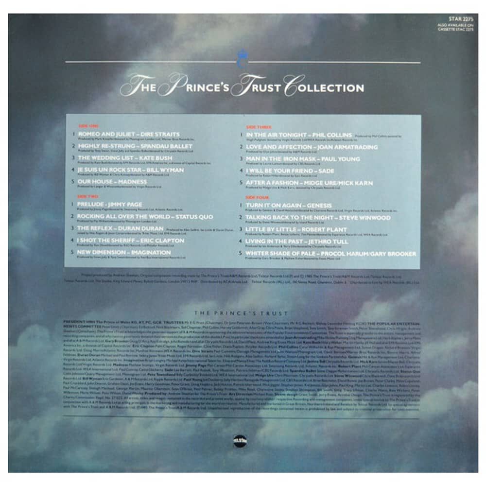 The Prince's Trust Collection - The Cream Of British Rock (2lp) | Vinilo Usado image number 1.0