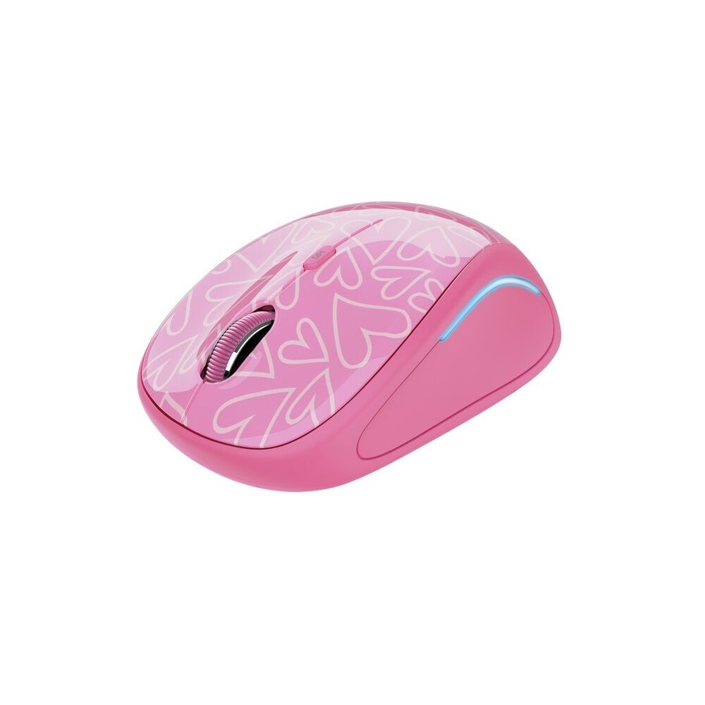 Mouse Inalambrico Rosado Retro Iluminado Rgb Trust Yvi 22336 image number 2.0