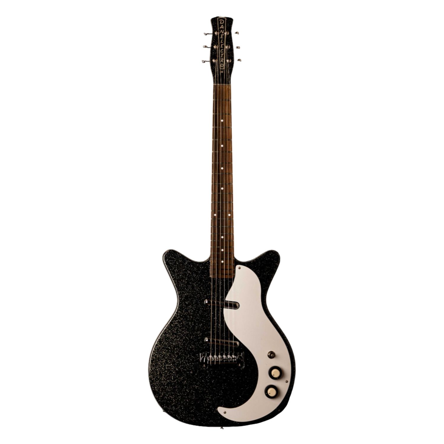 Guitarra El&eacute;ctrica Black Metal Flake 59mj Bkmf Danelectro image number 0.0