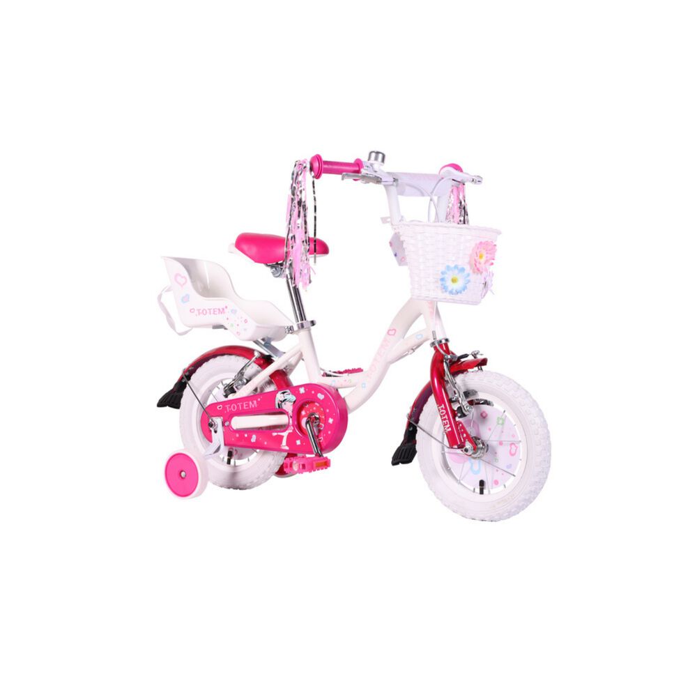 Bicicleta Totem Infantil Aro 12 Pretty Girl Color Blanco image number 4.0