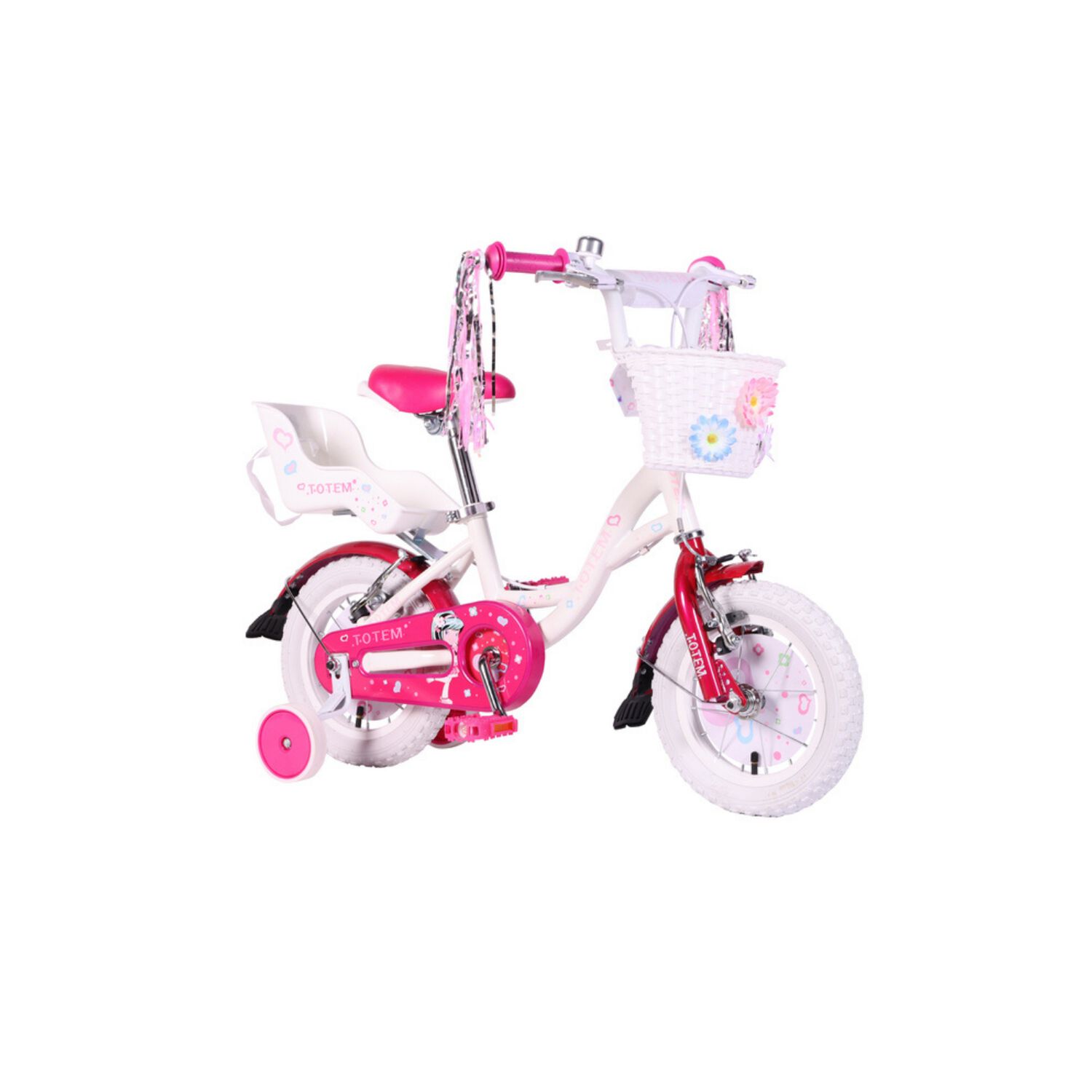 Bicicleta Totem Infantil Aro 12 Pretty Girl Color Blanco image number 4.0