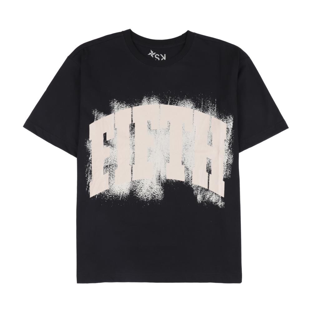 Polera Estampada Oversize Manga Corta Cuello Redondo Hombre Skuad image number 0.0