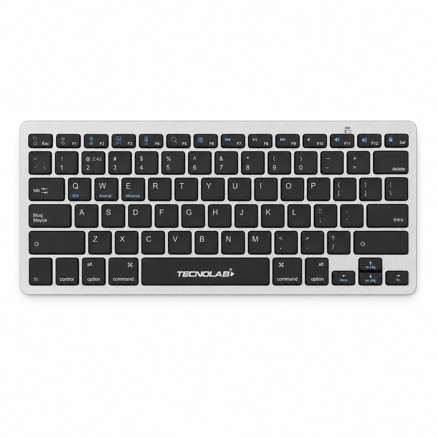 Kit Teclado Y Mouse Inal&aacute;mbrico Conexi&oacute;n Bluetooth + Usb 2g image number 2.0
