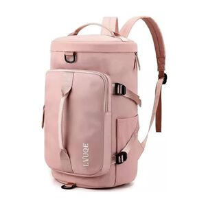 Bolso De Viaje Impermeable Mochila Multiusos Hombro Gimnasio Rosa