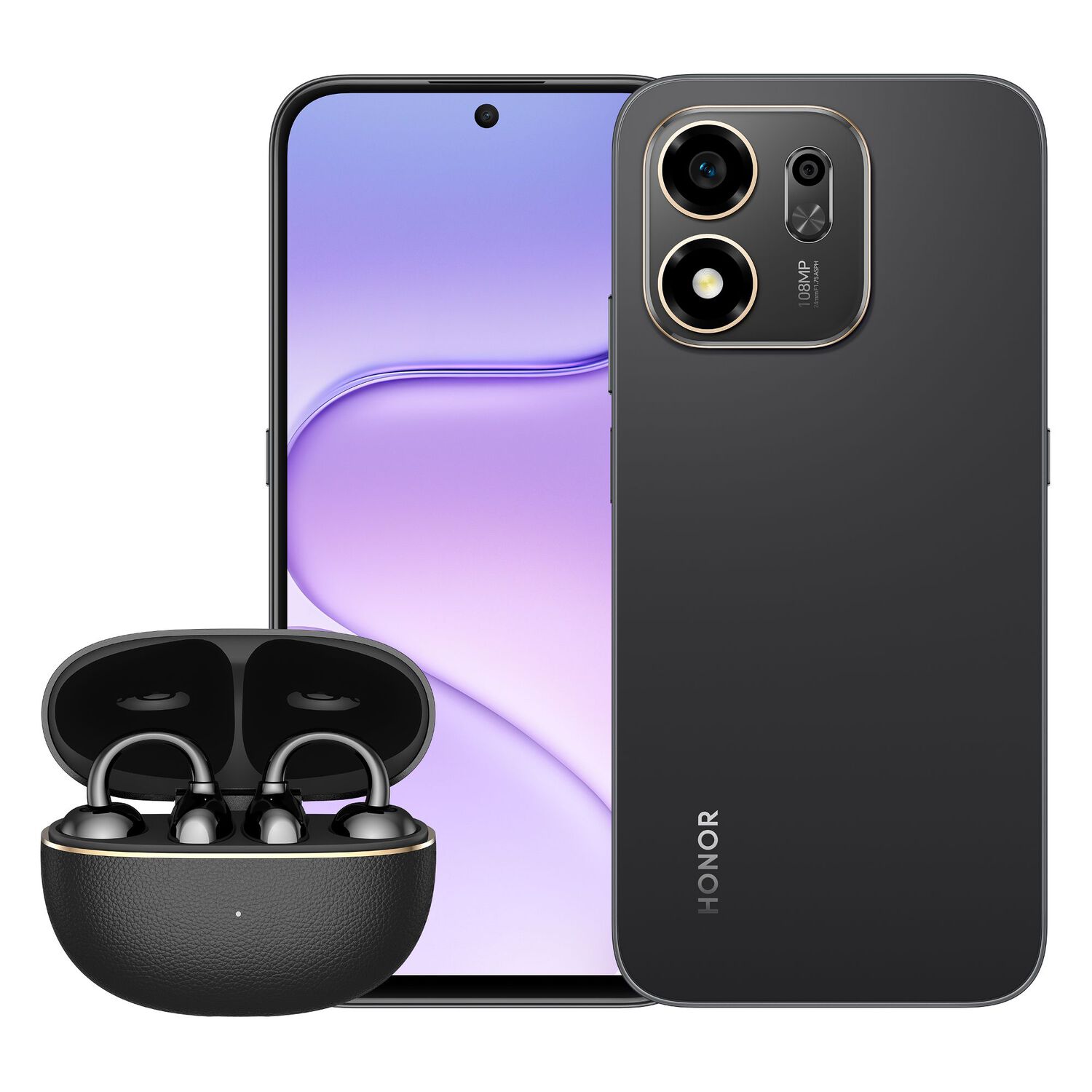 Smartphone Honor 600 Elite / 5G / 256 GB / Negro / Liberado + Earbuds Clip 2 image number 0.0