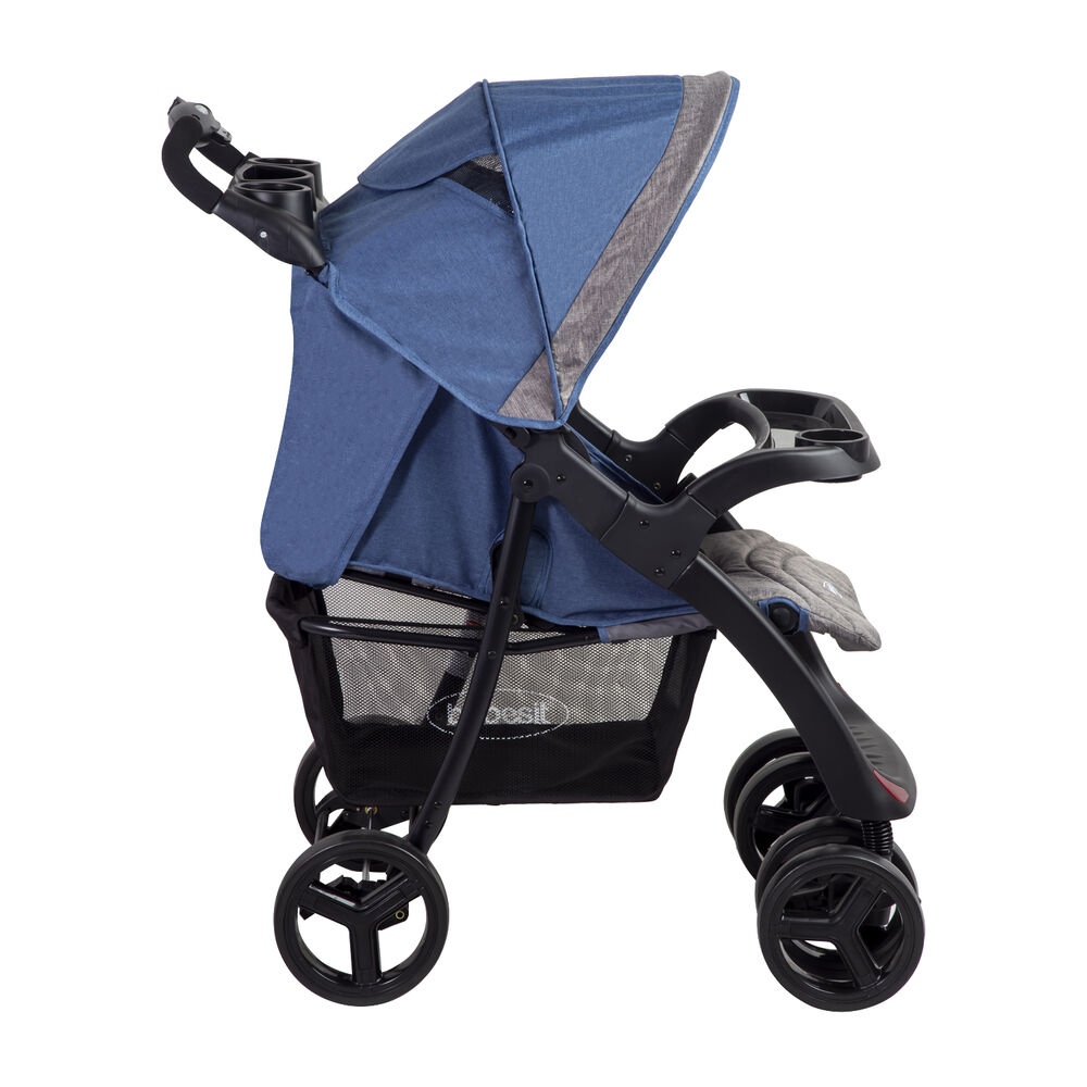 Coche Travel System Lisboa Gris Azul image number 4.0