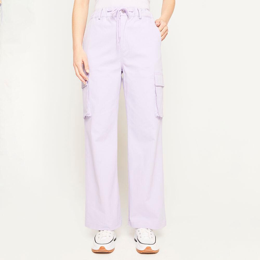 Pantalón Cargo Tiro Alto Regular Mujer Freedom en Oferta | Hites.com