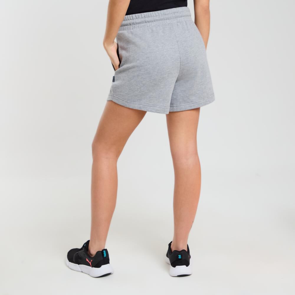 Short Deportivo Liso Tiro Medio Regular Mujer Wetland image number 3.0