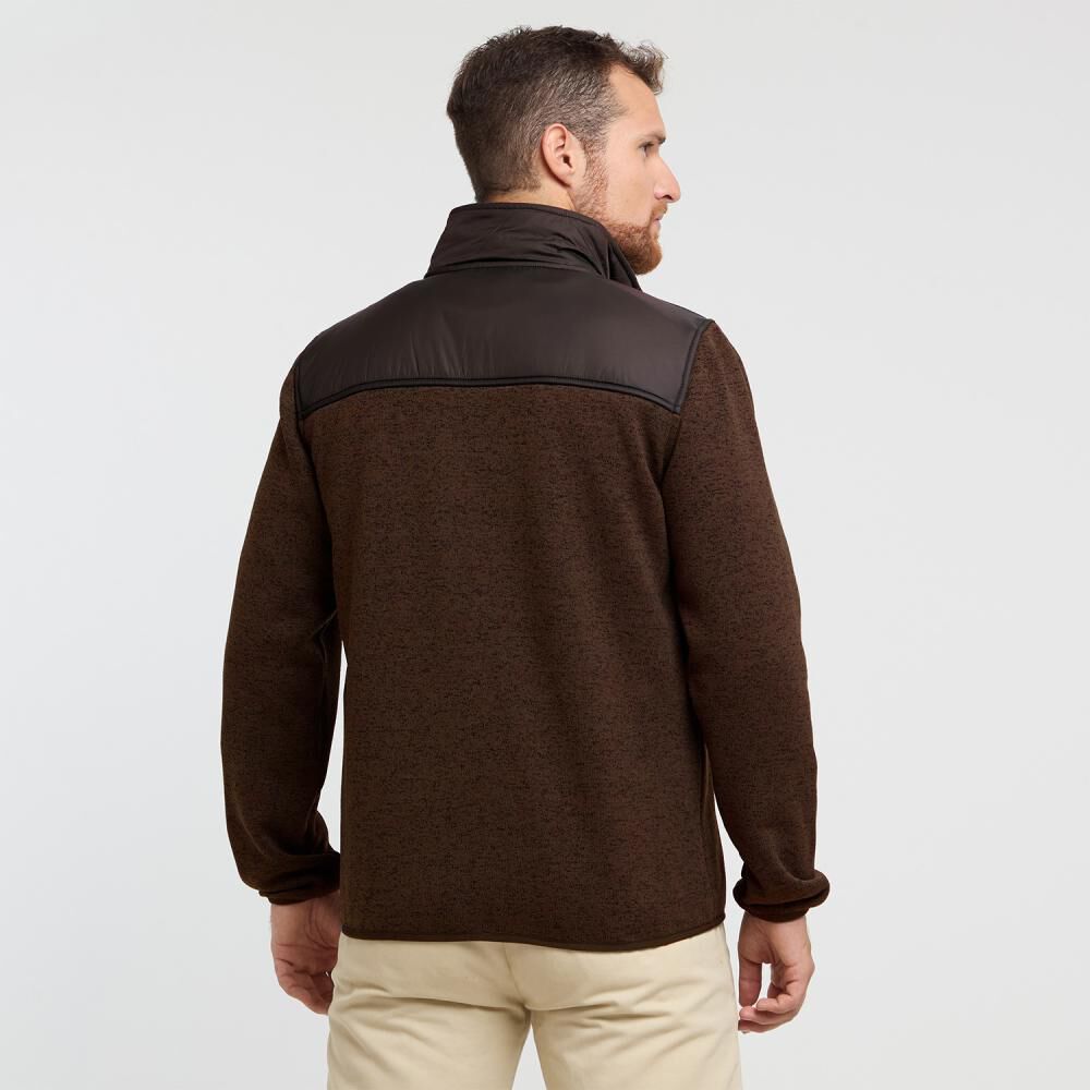 Polerón Bloque Color Regular Cuello Alto Hombre Herald image number 1.0