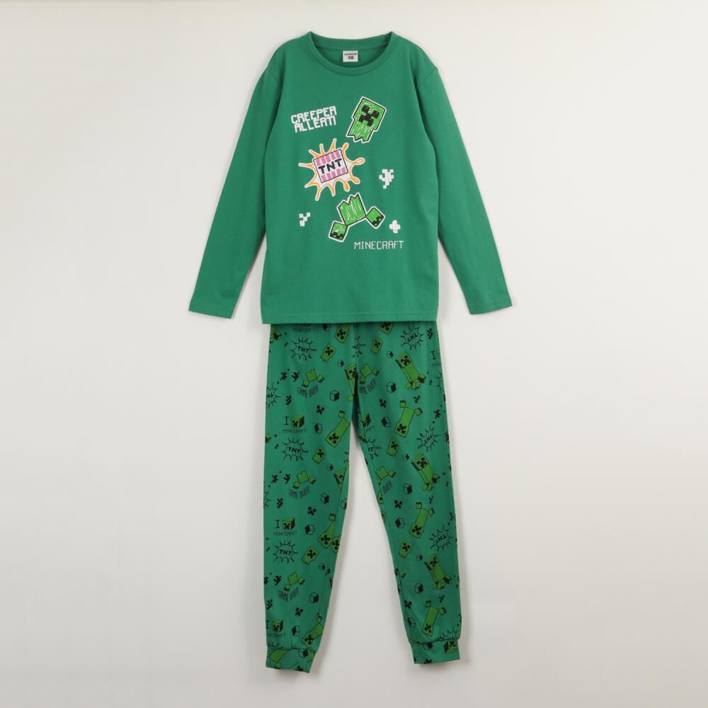 Pijama Niño Creeper Allerti Minecraft image number 0.0