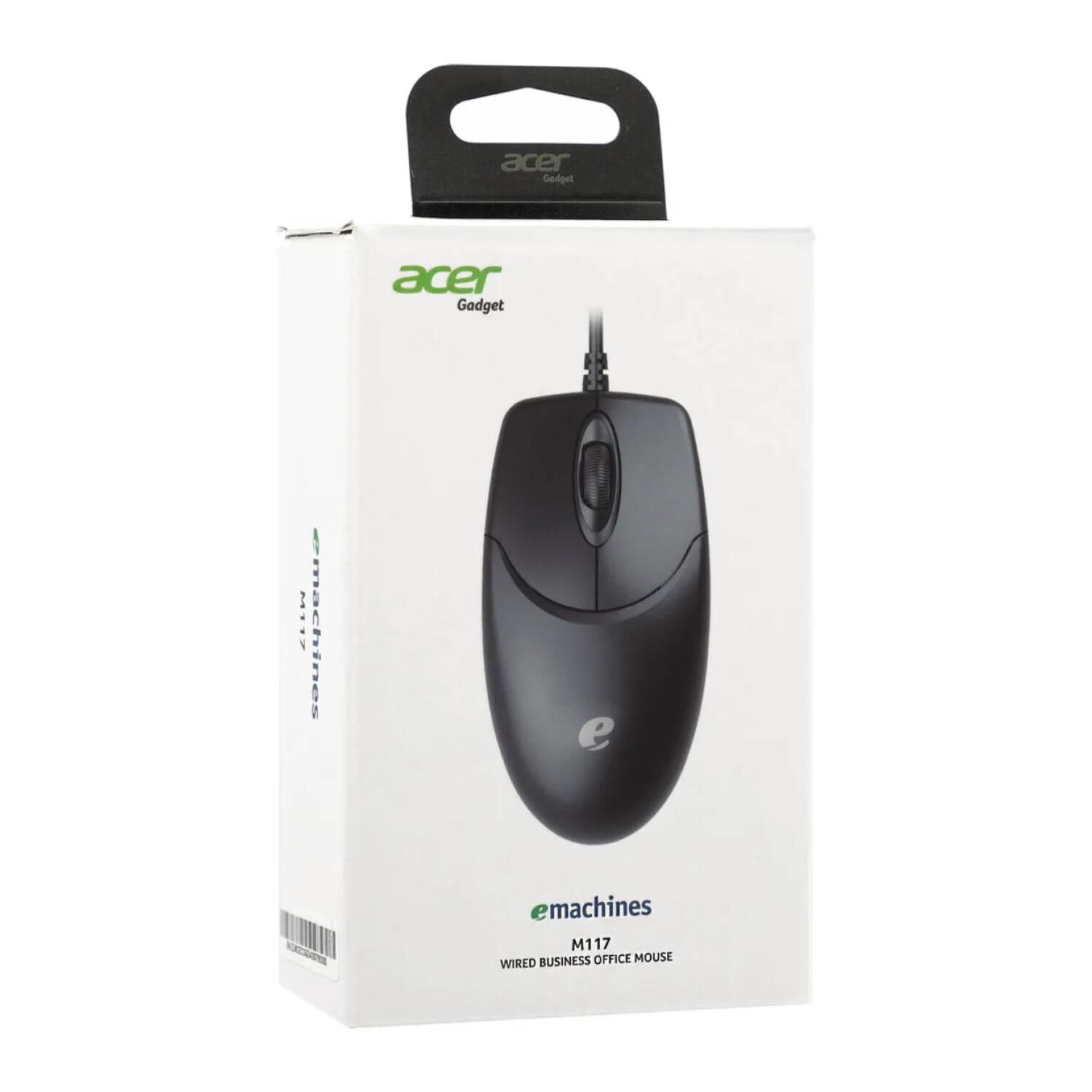 Mouse Alambrico Usb 3 Botones Negro M117 image number 3.0